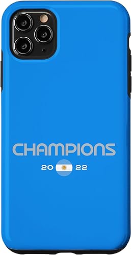 Vista 25 de Funda para iPhone 11 Pro World Champions Argentina 2022 con tres estrellas