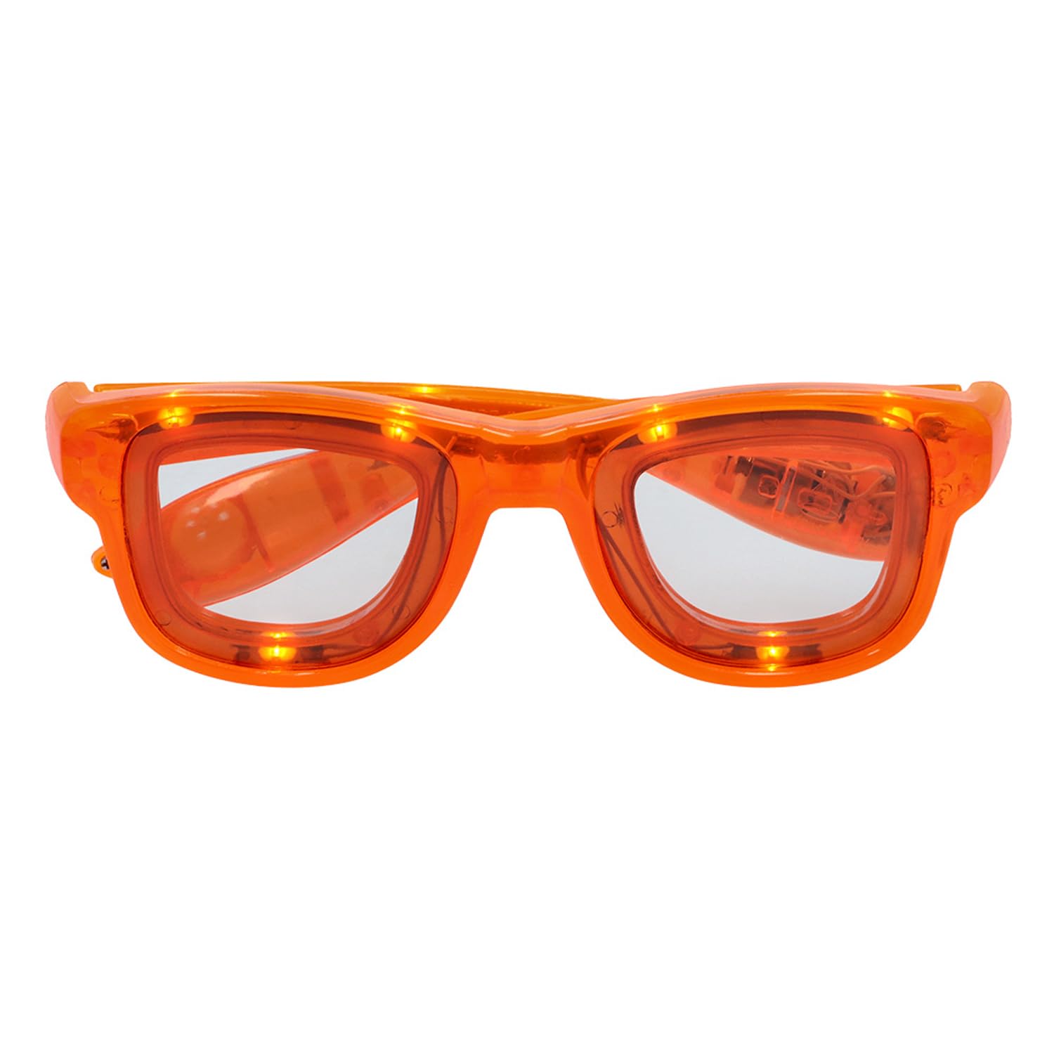 Boland - LED party glasses flashing with light, glasses including batteries for festival, carnival or theme party