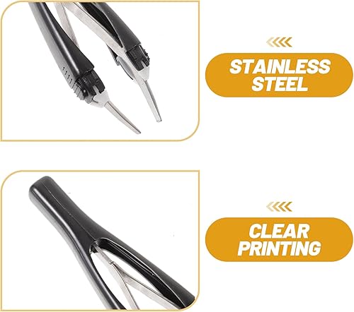 Miniatura 7 de Uonlytech Pinzas retráctiles automáticas para cejas, pinzas para cejas, juego profesional, pinzas elásticas para cejas para eliminación de cejas