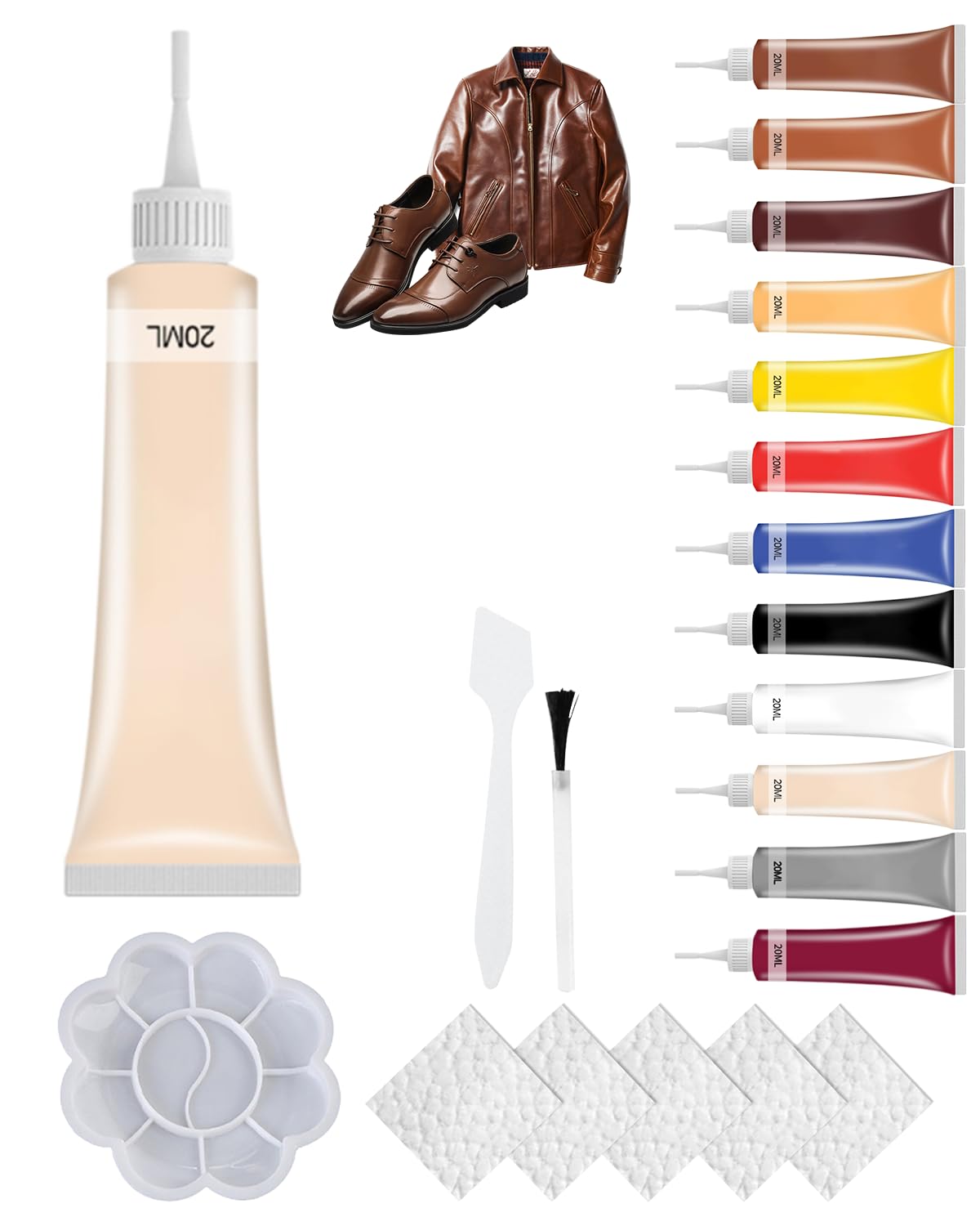 Advanced Leather Repair Gel 2026 New Leather Repair Kit for Car Seat Vinyl Repair Kit Professional Leather Repair