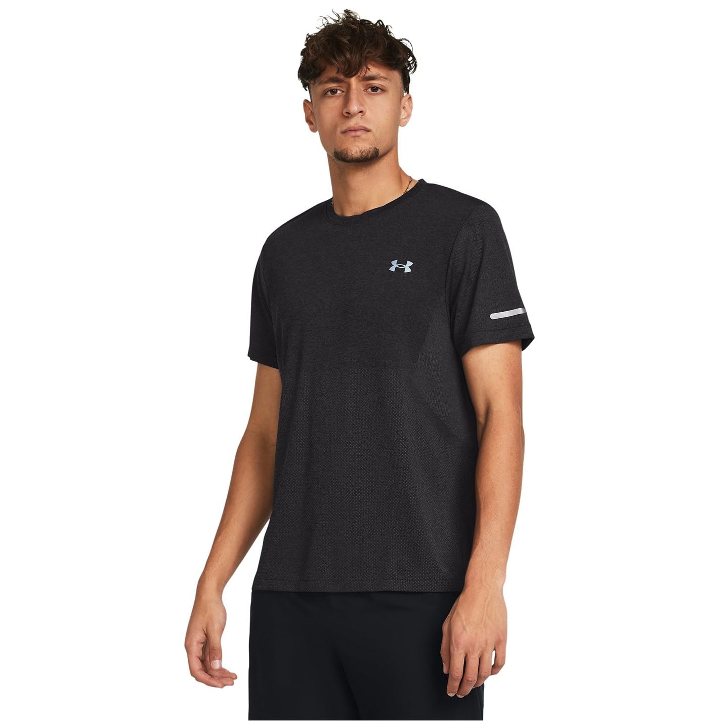 Under Armour Seamless Stride Camiseta de Running Hombres Black