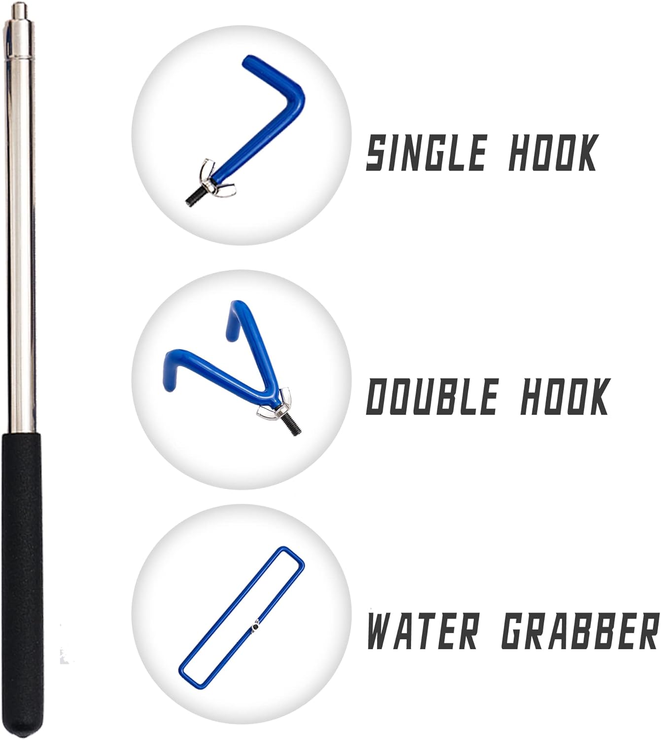 Buy SMORCURA Disc Golf Retriever Pole Disc Golf Retriever Disc Golf Accessories Grabber 15