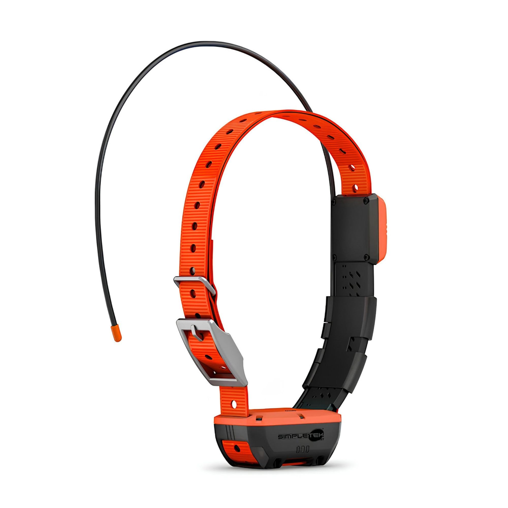 SIMPLETEK - Collar GPS profesional para perros - Seguimiento VHF hasta 10 km, receptor de alta sensibilidad, luz LED multicolor