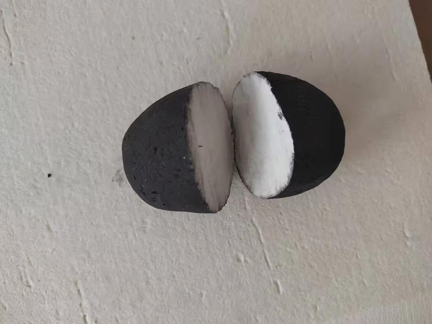 Piedras Decorativas de Fibra cerámica para Chimenea de etanol, 24 Unidades (Negro)