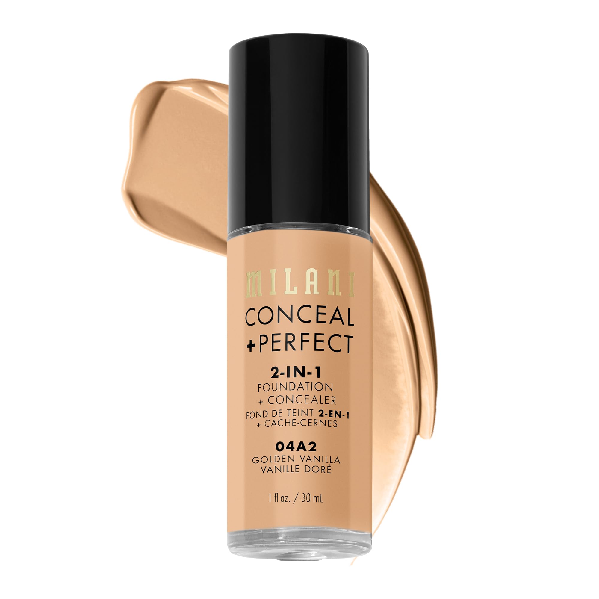 Milani Conceal + Perfect 2-in-1 Foundation + Concealer -04A2-Golden Vanilla