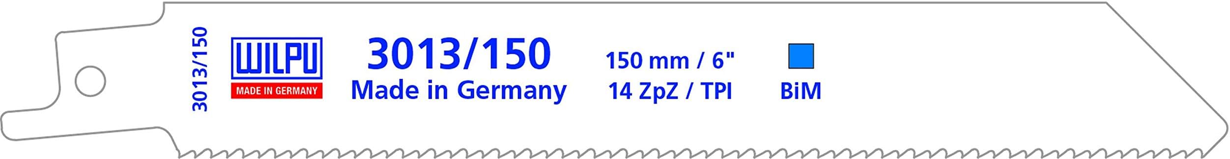 Reisser 144245 S922BF Sabre Saw Blade for Metal Cutting 5-Pieces