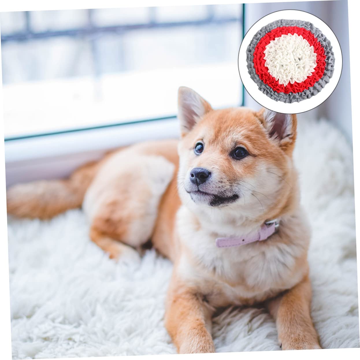 Tapis de Fouille pour Chien, Jouet D’Alimentation Interactif, Toile