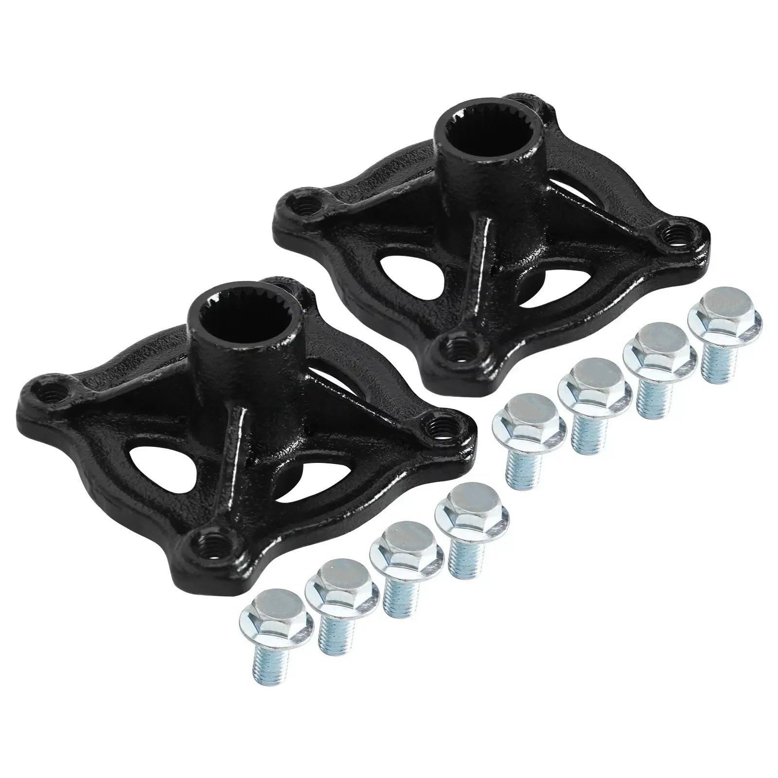 ZHAUPMCB Wheel Hub For 4 Wheeler ATV UTV Quad Buggy Trike Drift Buggy Go Kart Pair 23T 4 Stud Rear Axle Wheel Hub