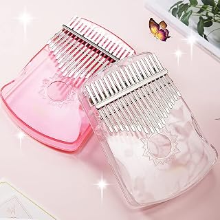 Wzhzj Kalimba acrylique 17 clé transparent piano piano starter doigt piano avec marteau tuner (Color : Clear, Size : 17… - Les Beatles, Paul McCartney, John Lennon, RIngo Starr, George Harrison Wzhzj Kalimba acrylique 17 clé transparent piano piano starter doigt piano avec marteau tuner (Color : Clear, Size : 17… – Image 5