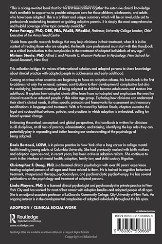 Handbook On The Clinical Treatment Of Adopted Adolescents And Young Adults #TOP1