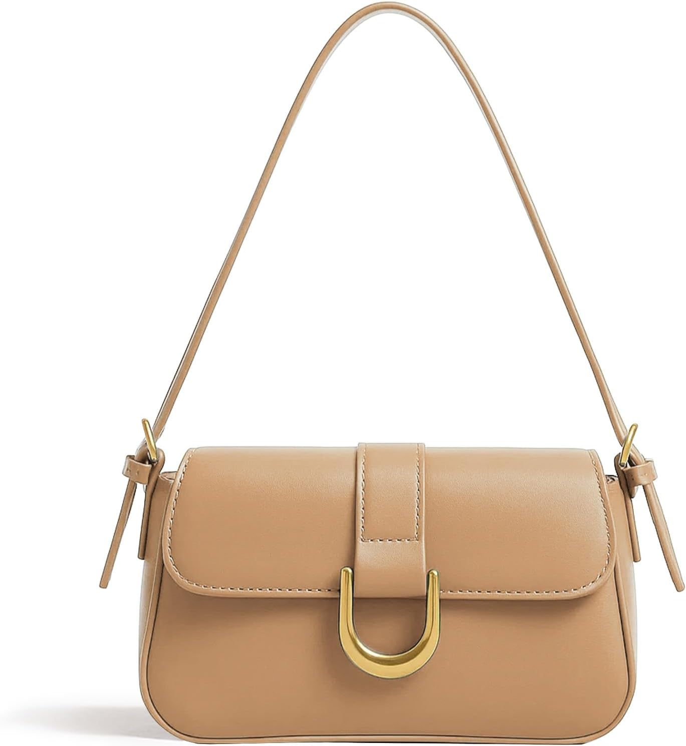 Shoulder Bag for Women, Small Purses Hobo Bags for Women, PU Leather Vintage Handbag with 2 Adjustable Shoulder Strap