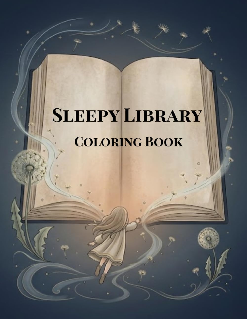 Sleepy Library Coloring Book: A Cozy and Relaxing Coloring Book for Quiet Moments and Better Sleep (Sleepy World Coloring Book Series)