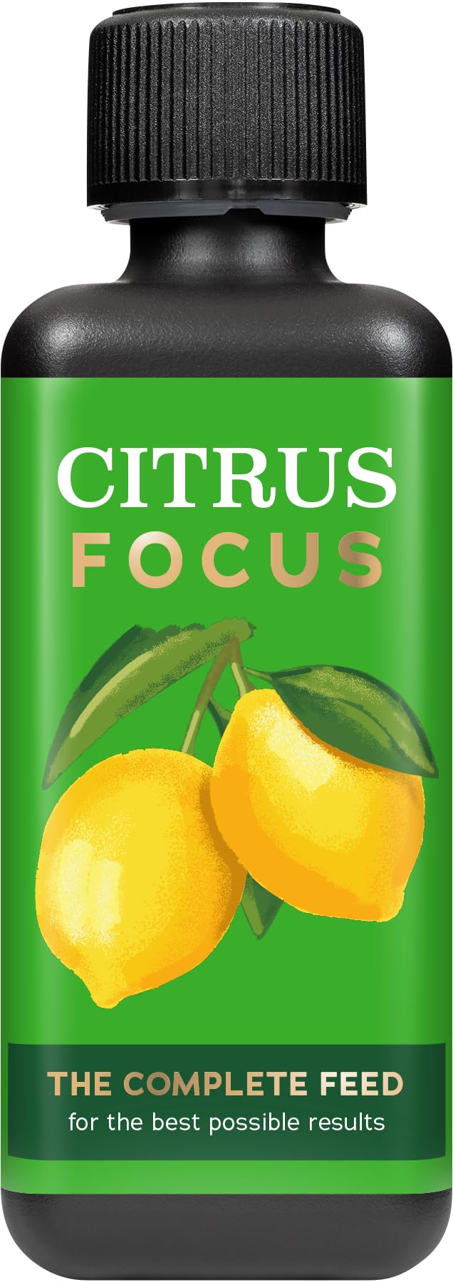 Growth Technology Ltd Citrus Focus Liquid Concentrated Fertiliser 300 ml - For Oranges, Lemons, Mandarins, Limes - Professional Grade Plant Food Concentrate with Kelp Seaweed Extract - Makes 60L Feed