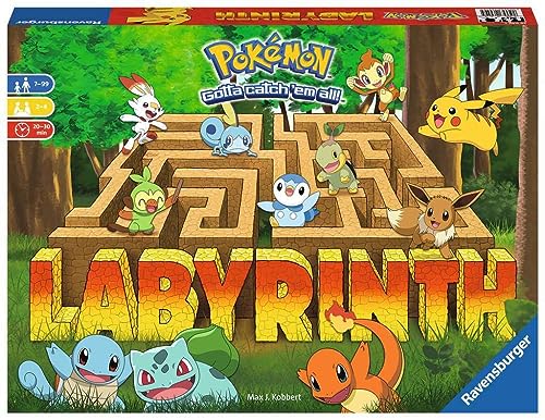 Ravensburger Pokémon Labyrinth Strategy Maze Game for Adults & Kids Age 7+