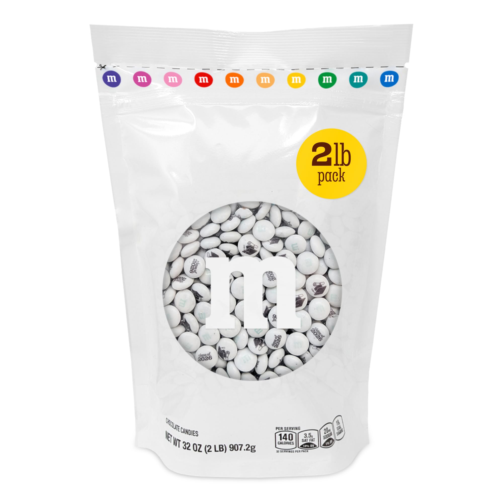 Amazon.com : M&M'S WORLD Class of 2026 Milk Chocolate Candies, 2