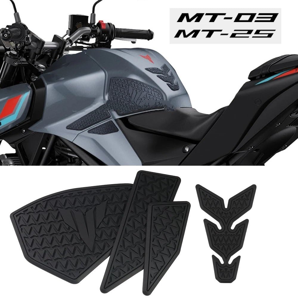 Copriserbatoio moto Per adesivo moto MT 03 MT-25 M 2020-2022 | Accessori adesivi antigraffio per protezione serbatoio laterale