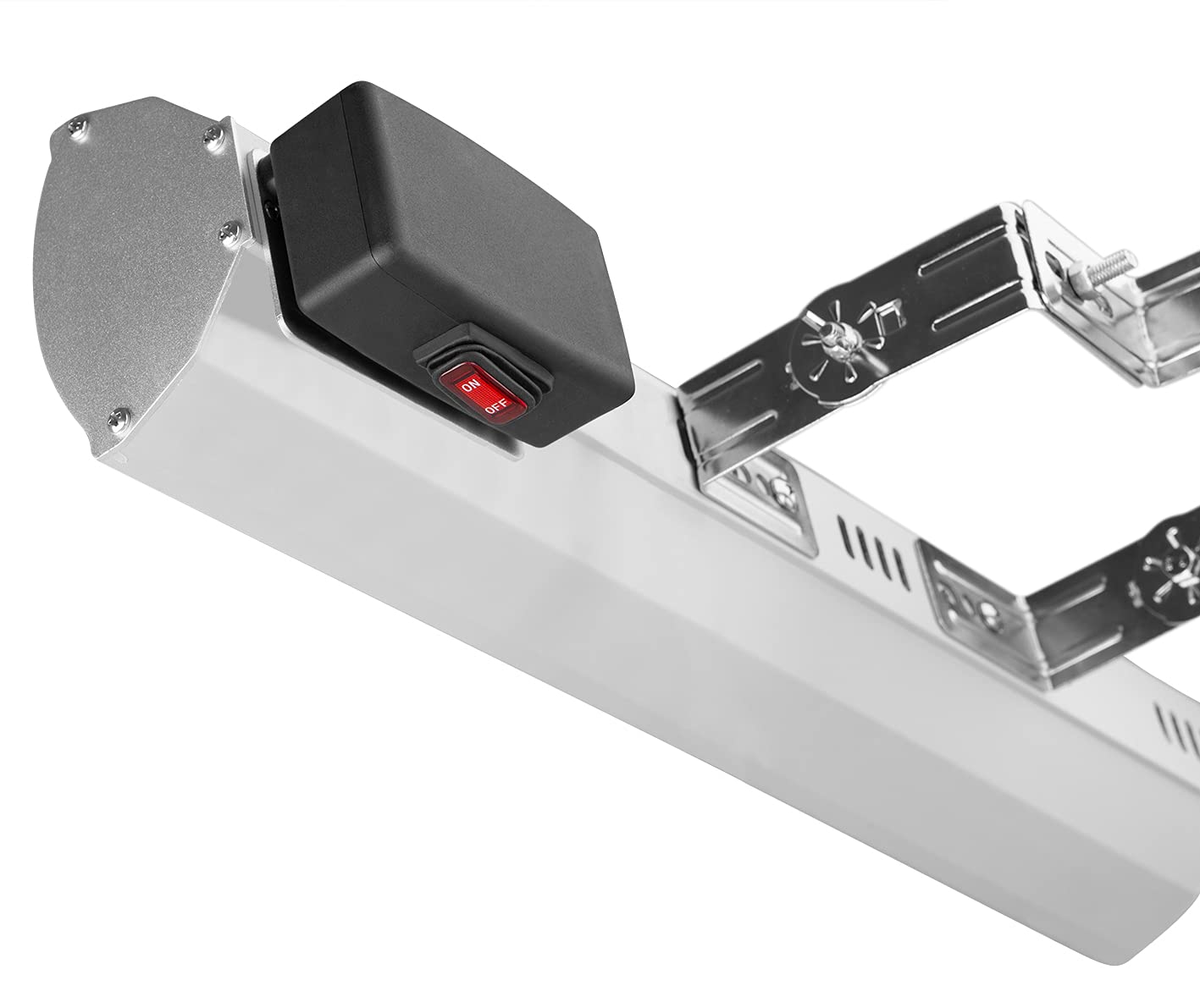 Orbegozo PHF 45 - Riscaldatore a infrarossi per interni ed esterni, IP-55, raggio 3 metri, inclinazione regolabile, cavo 2 metri, 2000W