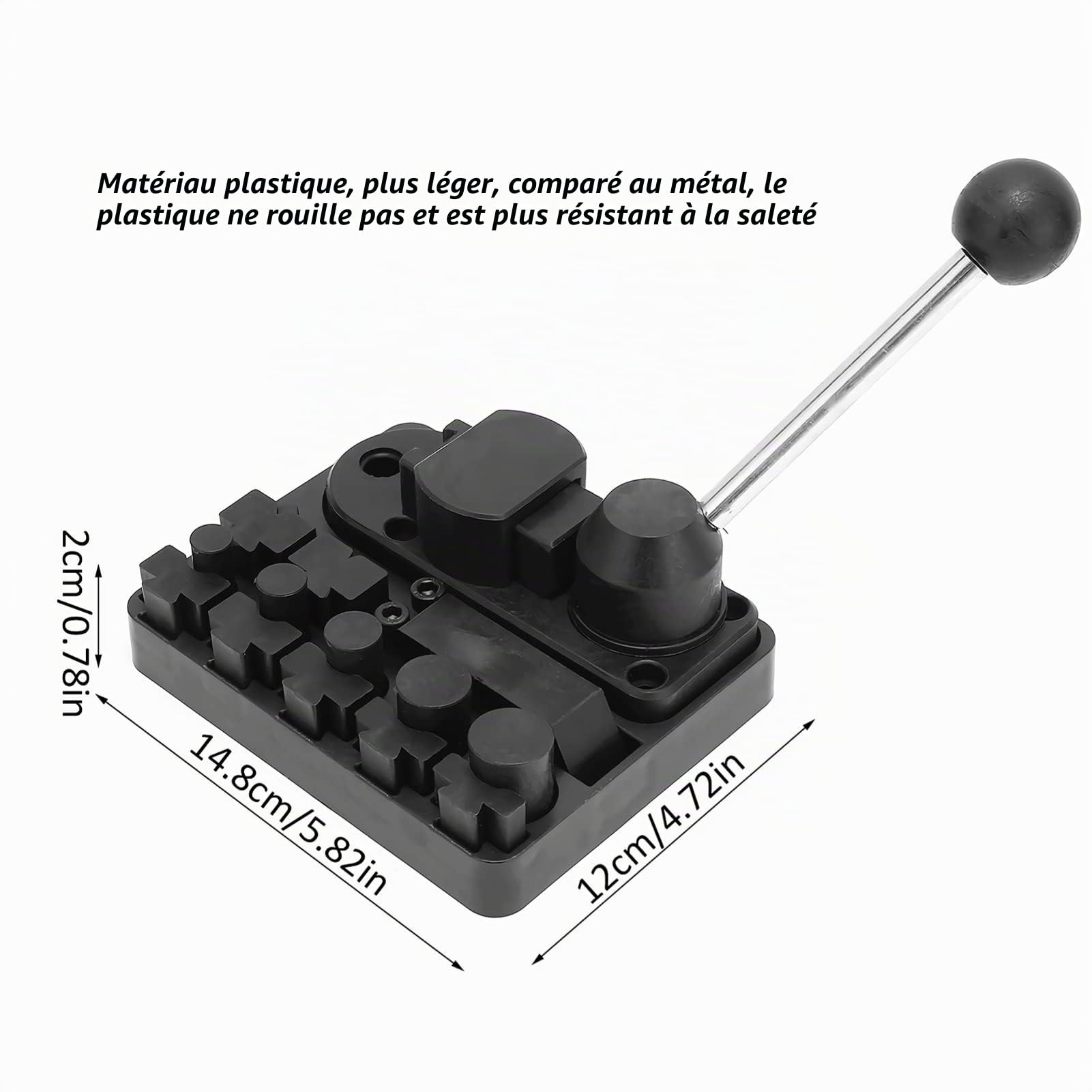 Outils de Pliage de Boucles D'oreilles, Fabricant de Cintreuses D'anneaux, Outil de Fabrication de Bijoux, avec Support en Bois, pour la Fabrication de Bracelets, Réparation, Pliage, Réparateur de Bij