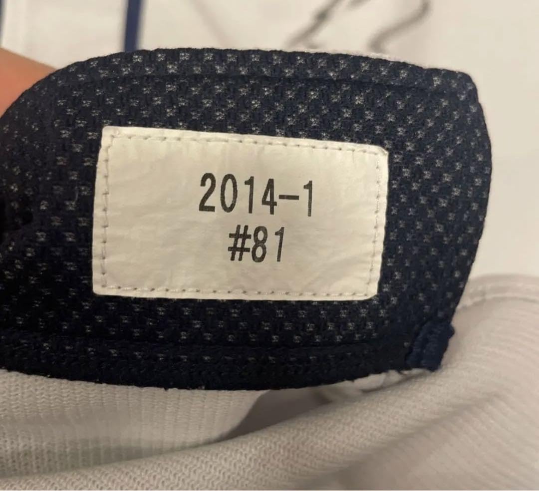 【実着用】袴田英利　試合時着用&直筆ユニフォーム 実着用】袴田英利 試合時着用&直筆ユニフォーム