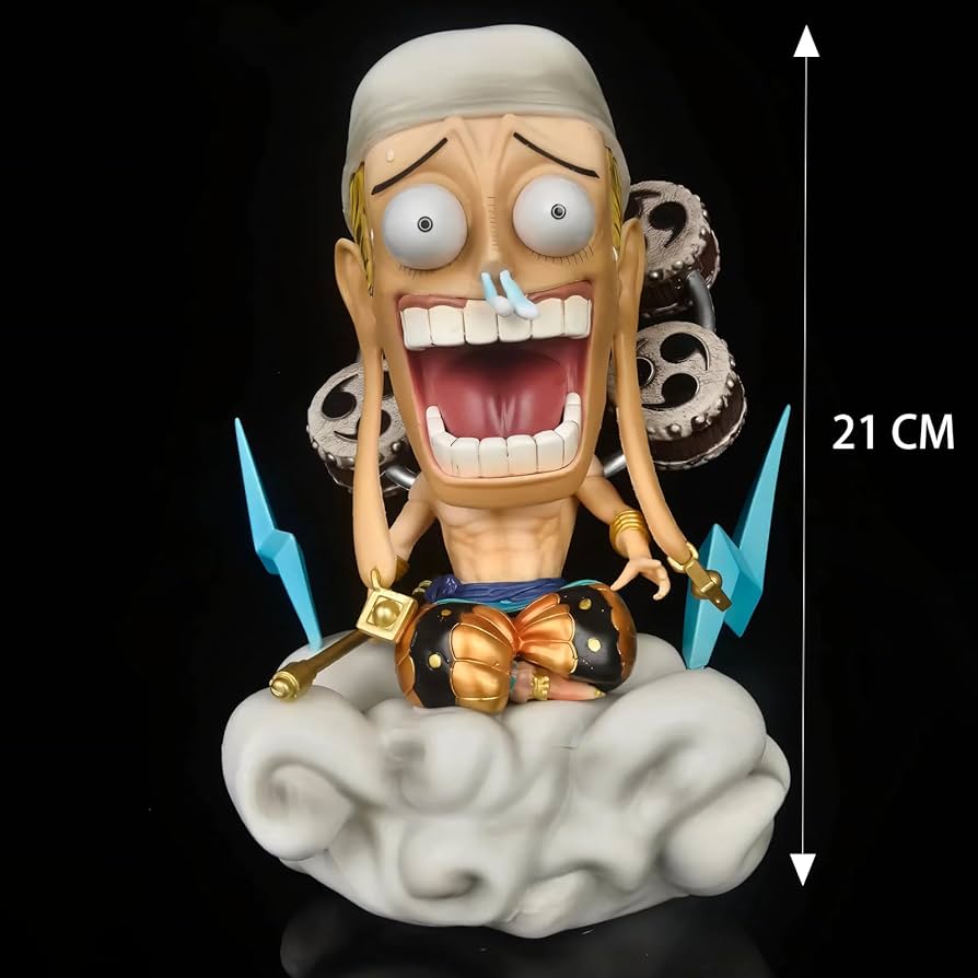 PVC ワンピース　ONEPIECE　フィギュア　エネル Amazon.co.jp: ワンピース エネル 雷神形態 戦闘Ver. スタチュー