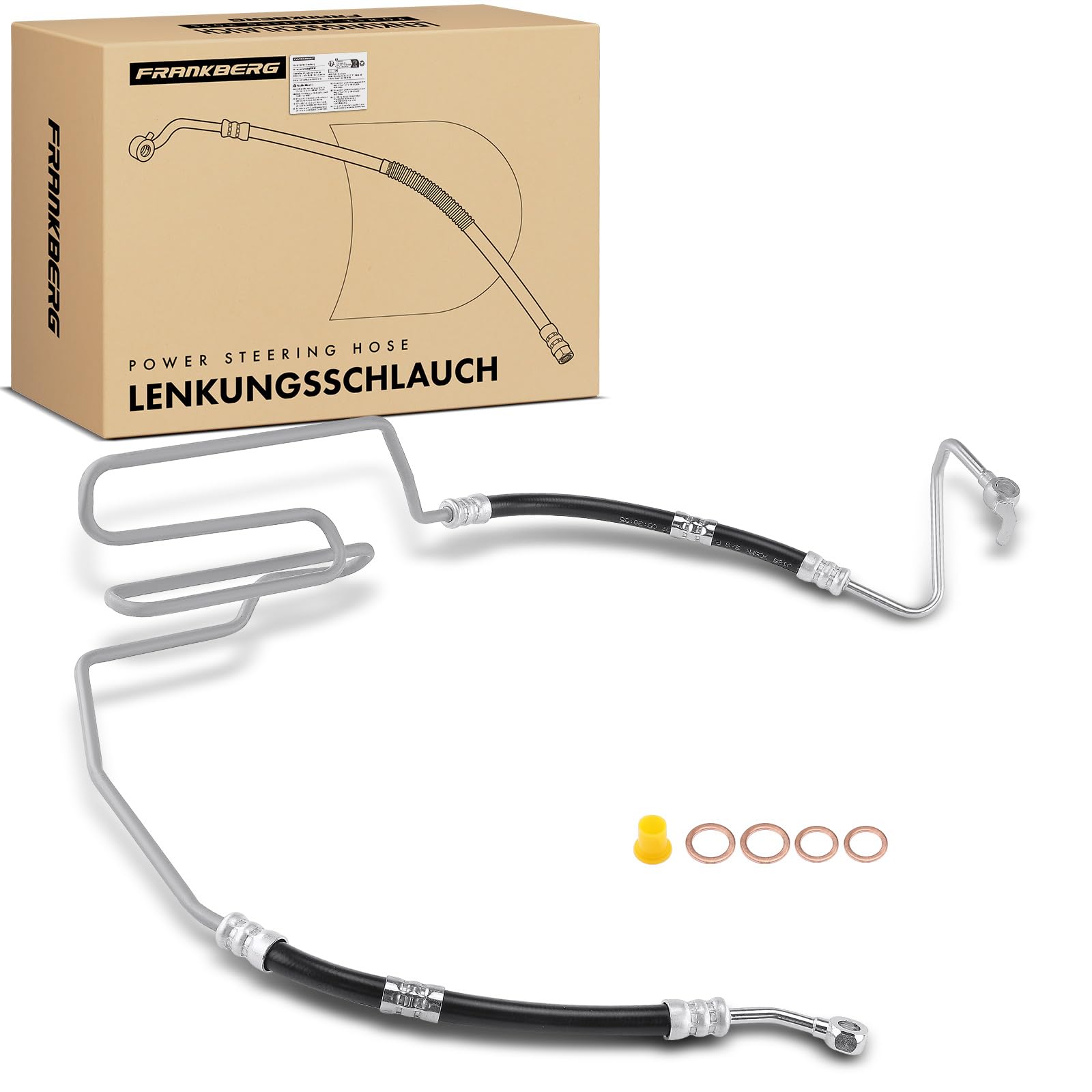 Frankberg Servolenkung Schlauch Kompatibel mit A3 8L1 S3 q.u.a.t.t.r.o 1990-2003 Replace# 8N0422893N