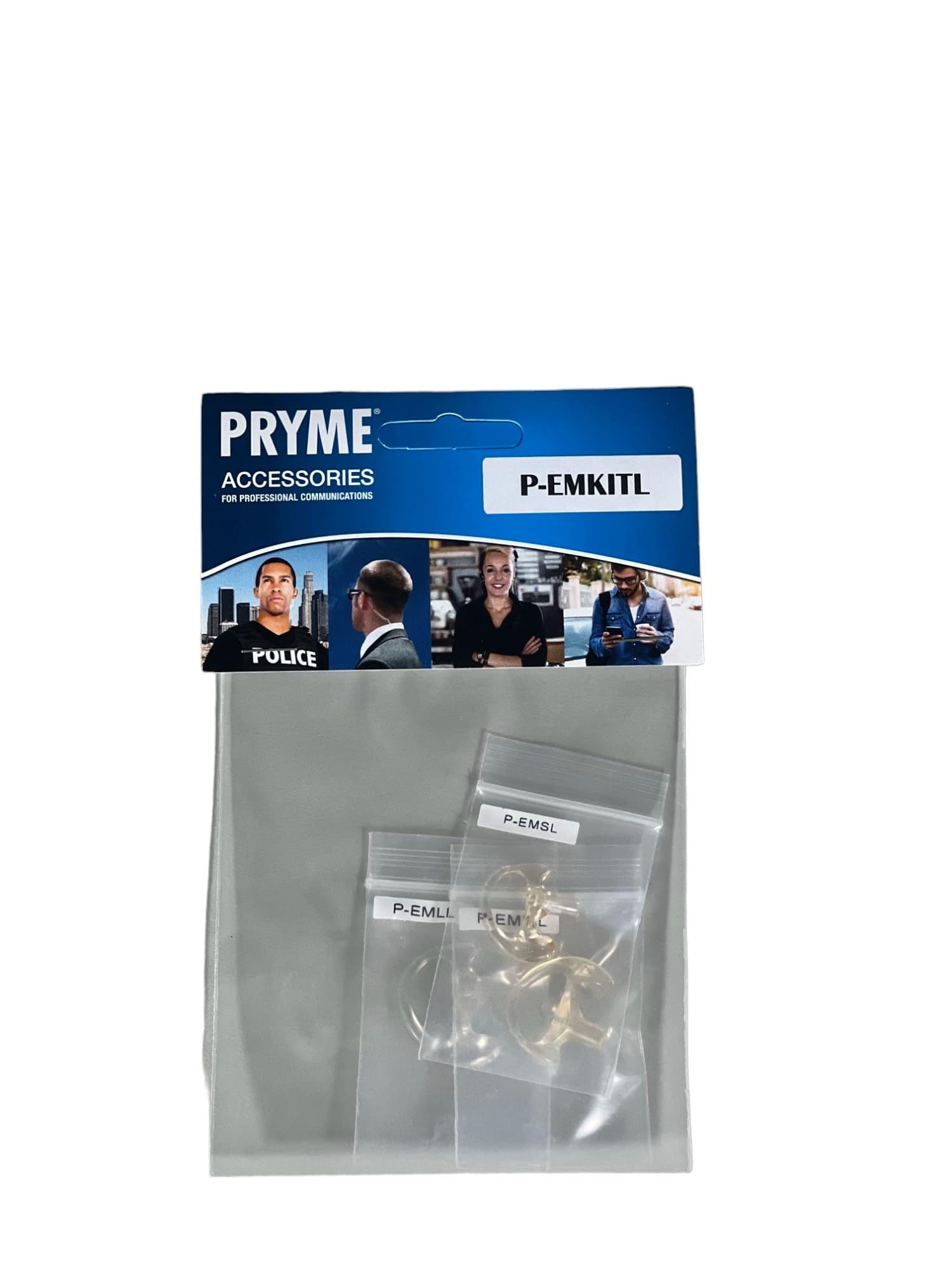 PRYME® (P-EMKITL) Ear Molds Left Flexible Open Insert Kit (1 ea. of S-M-L)