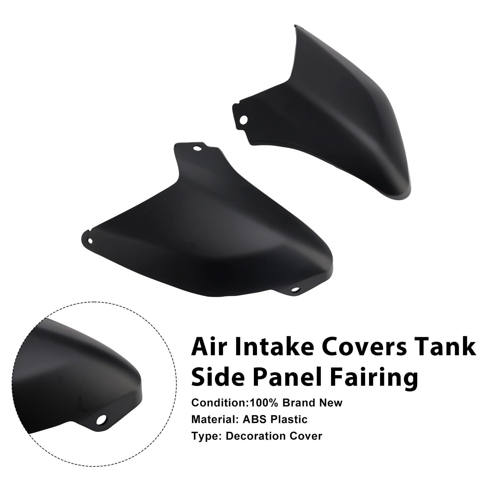 MAD HORNETS Passend für Kawasaki Z900 2025-2026 Air Intake Covers Tank Side Panel Fairing – High-Performance Protection for Your Bike – Matte Black