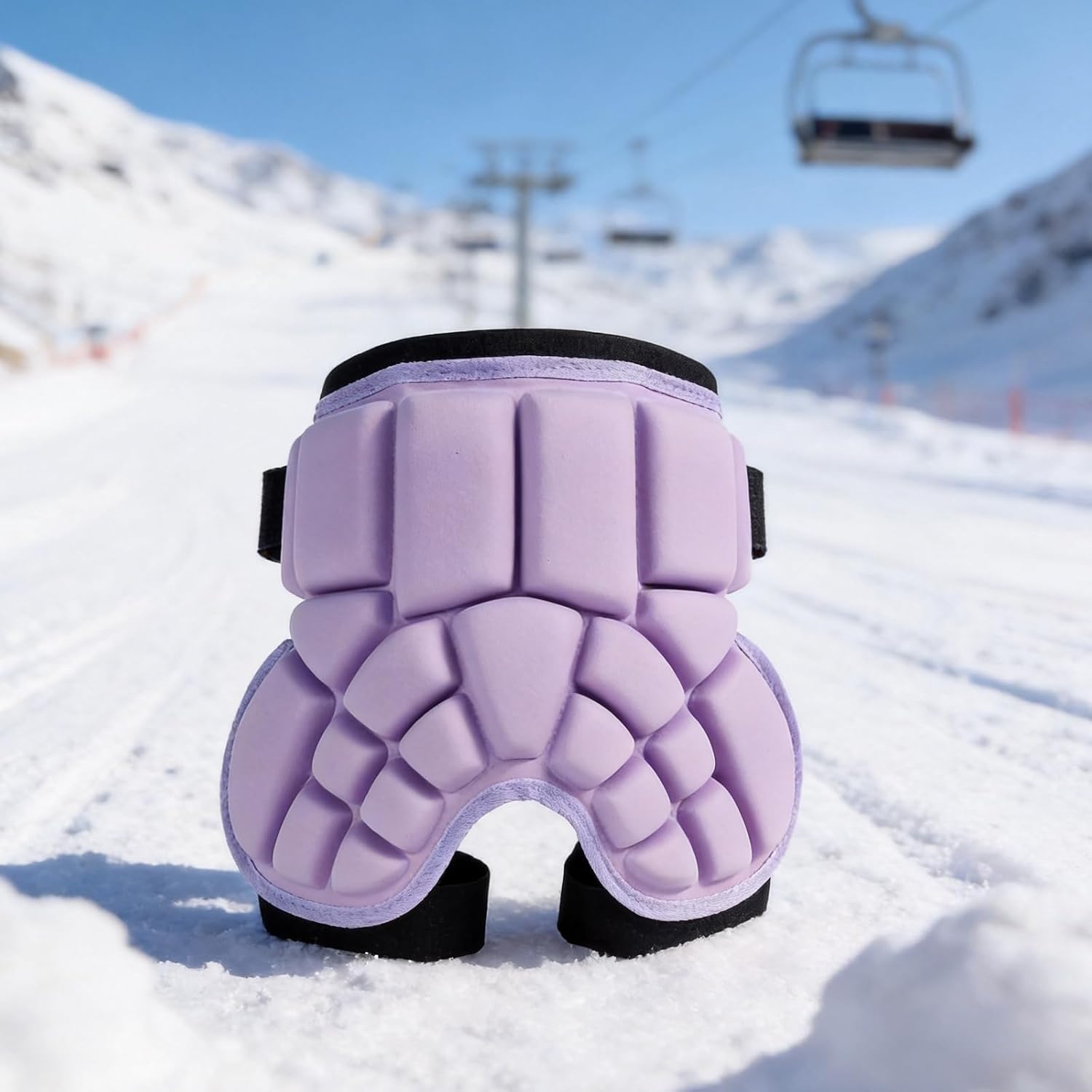 Skate Hip Guard Shorts with Segmented Foam Pads, Tailbone Coverage for Junior Ski and Skate Practice Gear Wear Junior Hip Guard Shorts Ski Tailbone Pad Snowboard Cushion Roller Skating Padded Pants