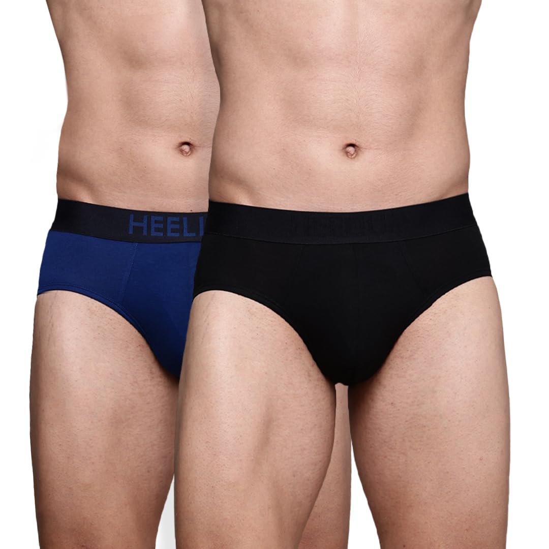 HEELIUMBamboo Underwear Brief for Men | 3X Softer Than Cotton & Odour Free | Stretchy Fabric & Durable Waistband