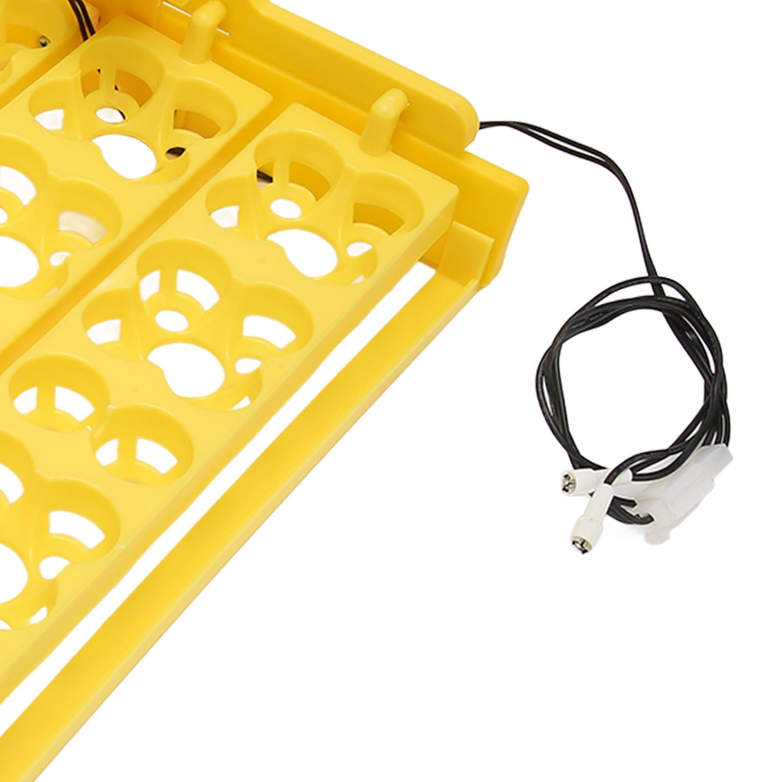 Bandeja de Volteo de Huevos, Bandeja de Incubadora de Huevos con Volteo Automático de Huevos Potente Motor Transpirable Multifunción Mejora la Tasa de Eclosión para 16 Huevos de