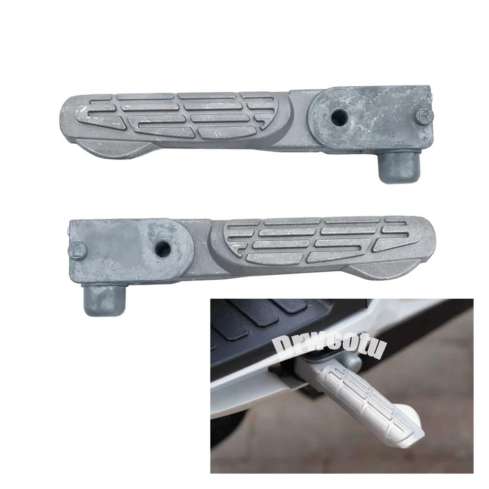 Pedaline Motocicletta Per KYMCO Like Per 150i Per LIKE180 Pedale Per Moto Poggiapiedi Pedale Per Pedana Lato Sinistro Destro Pedali Motocicletta Pedane(One pair)