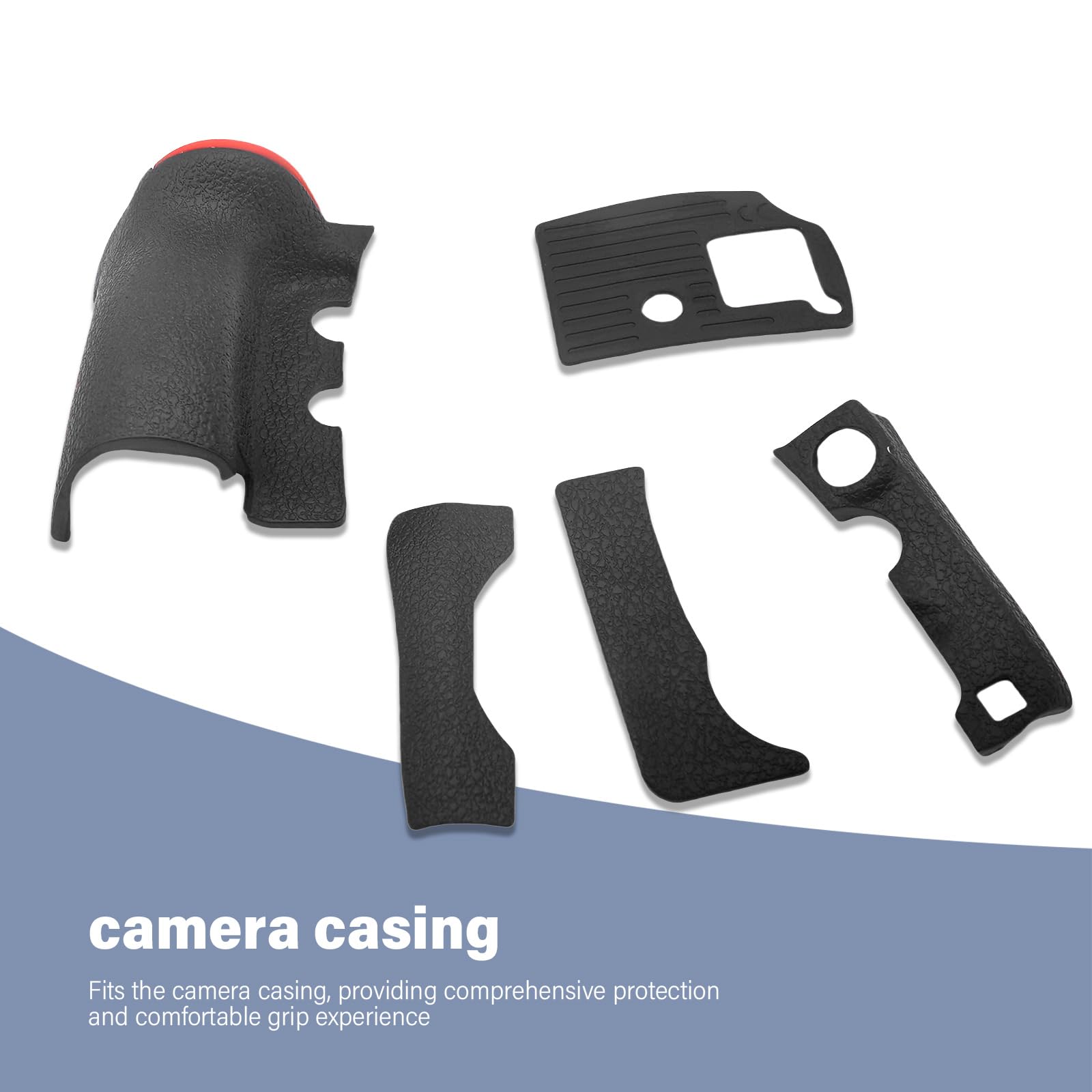 Impugnatura in gomma Parte di ricambio Pollice Posteriore Copre Autoadesive Pollice Grip Gomma Pad Ricambio Per D810 Fotocamera