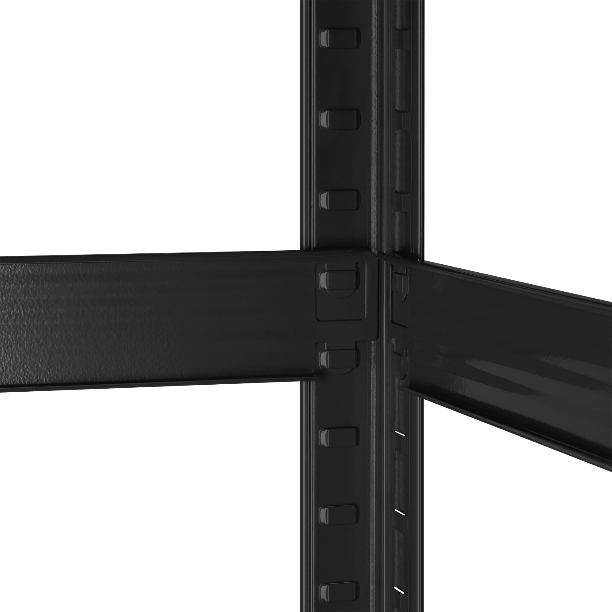 Rebel Electro Regał Metalowy Magazynowy 180x90x40 Czarny RB-1251B