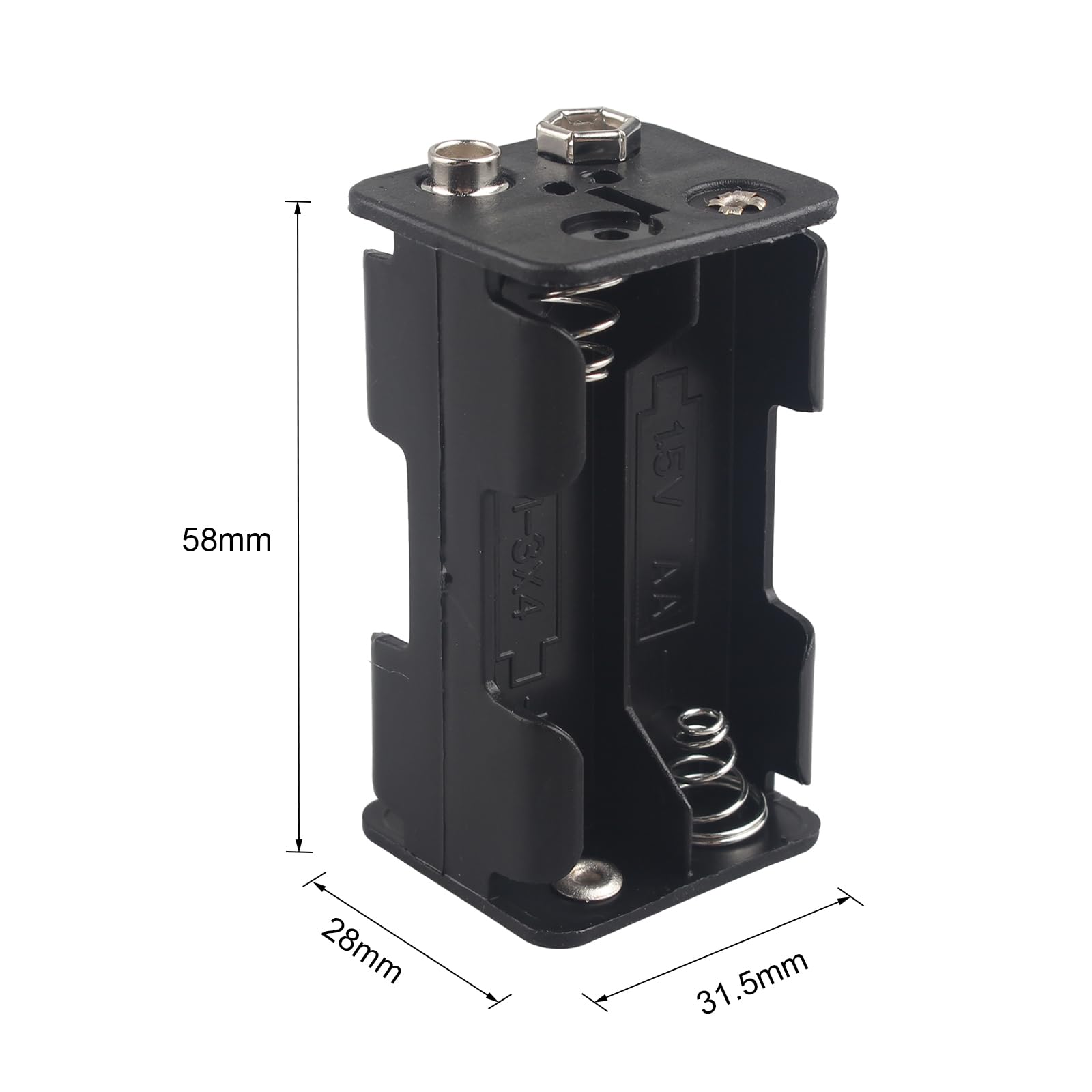 Boîtier Support Batterie 4xAAA 6V Avec Câble à Souder – Batterycase Pratique Pour Projets DIY