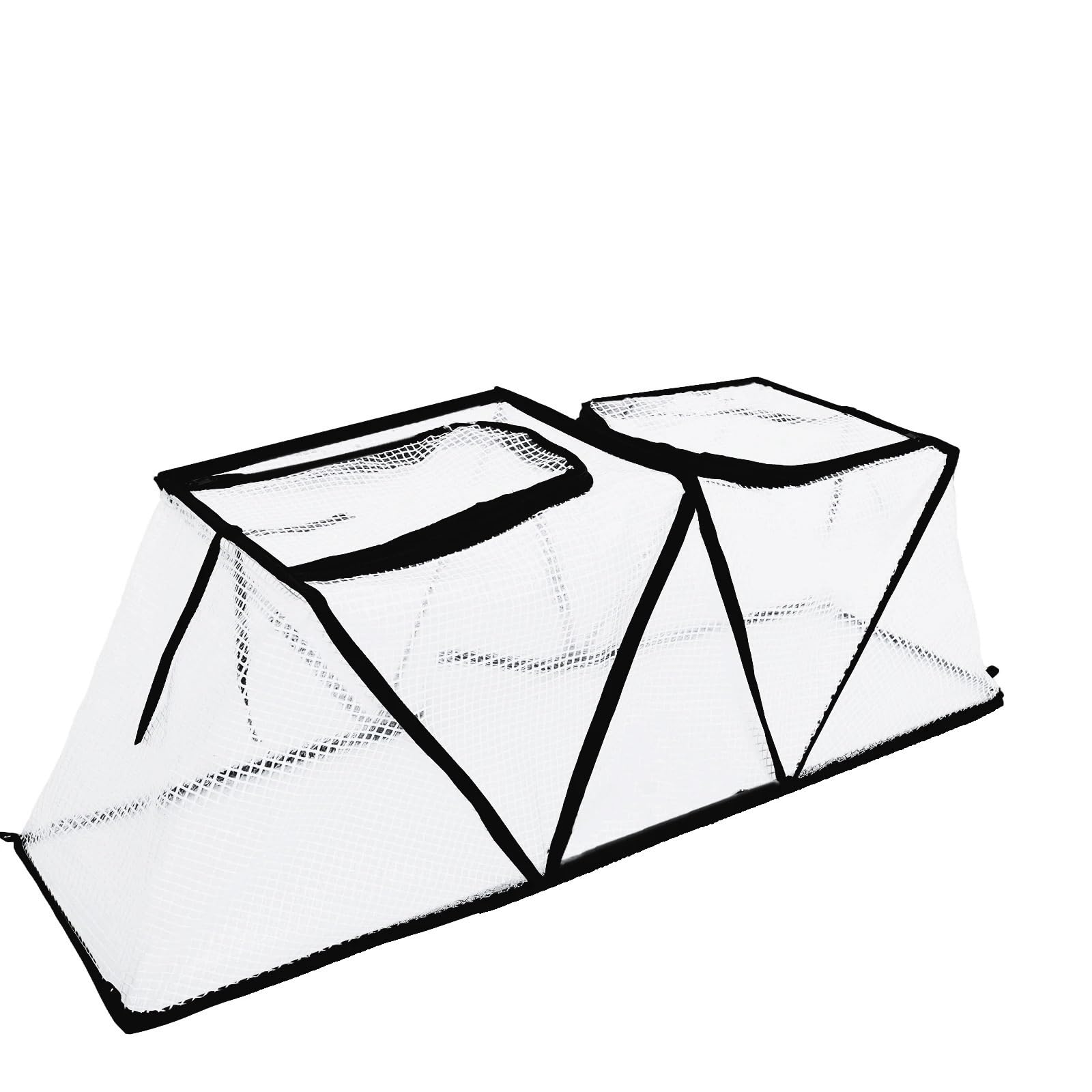 zyrqon 3pcs Garden Accelerator Plants Cover Foldable Raised Bed Mini Greenhouse Cover Plant Vegetable Seedling Freeze Protector