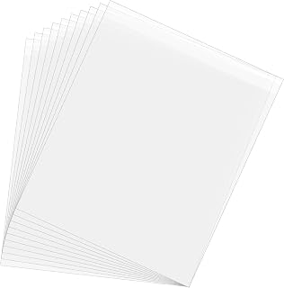 uxcell 21.3"x 17.7" Acid-Free Picture Sleeve, 50 Pack Crystal Clear Photo Sleeves Storage Bags Transparent Sealing Bag for 16"x 20" Art Prints, Pictures, Photos, Frame Mats Mattes