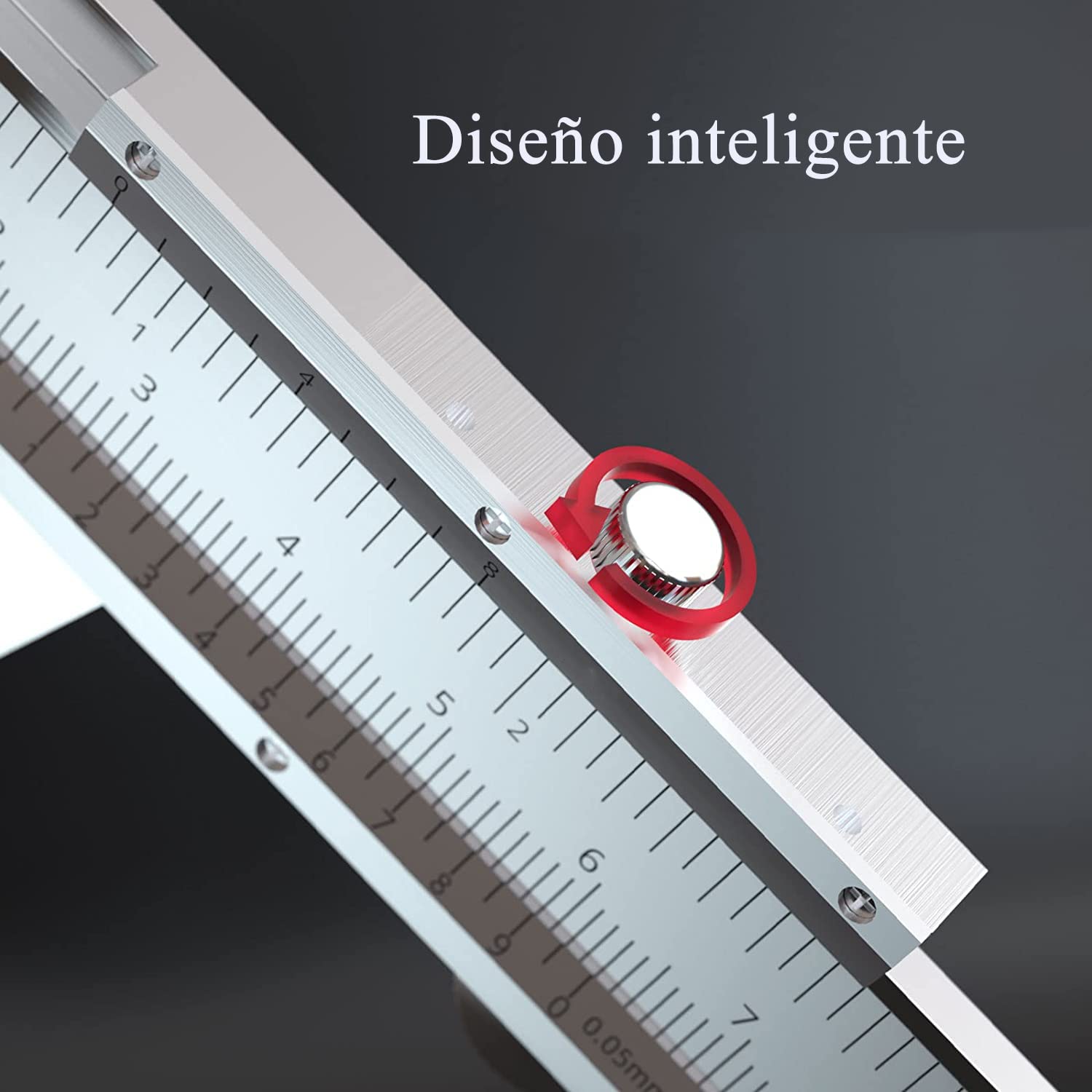 Calibro Analogico Vernier in Acciaio Inox 150mm 6 Pollici di Precisione
