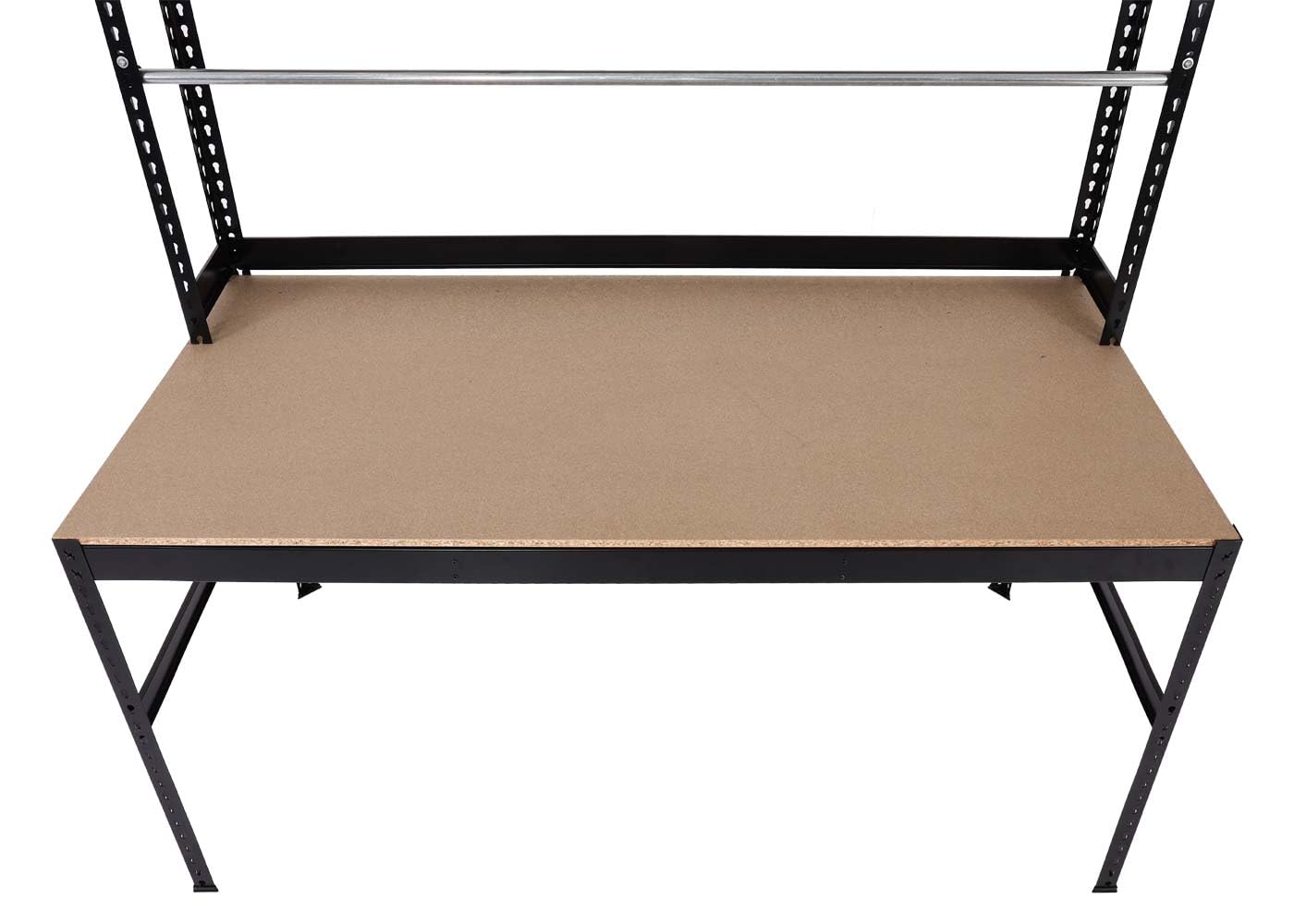 Mendler Packstation HWC-J84 Stahl höhenverstellbar 183x183x90cm, schwarz