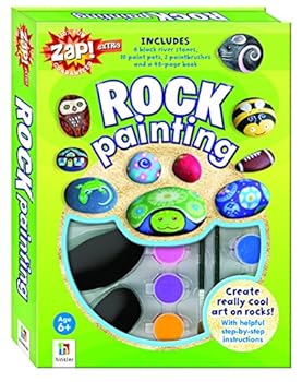 Hardcover Zap! Extra Rock Painting Book