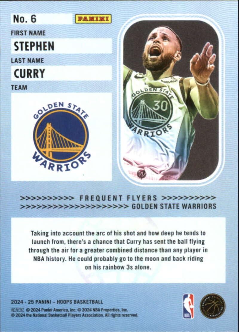 Amazon.com: 2024-25 NBA Hoops Frequent Flyers Holo #6 Stephen