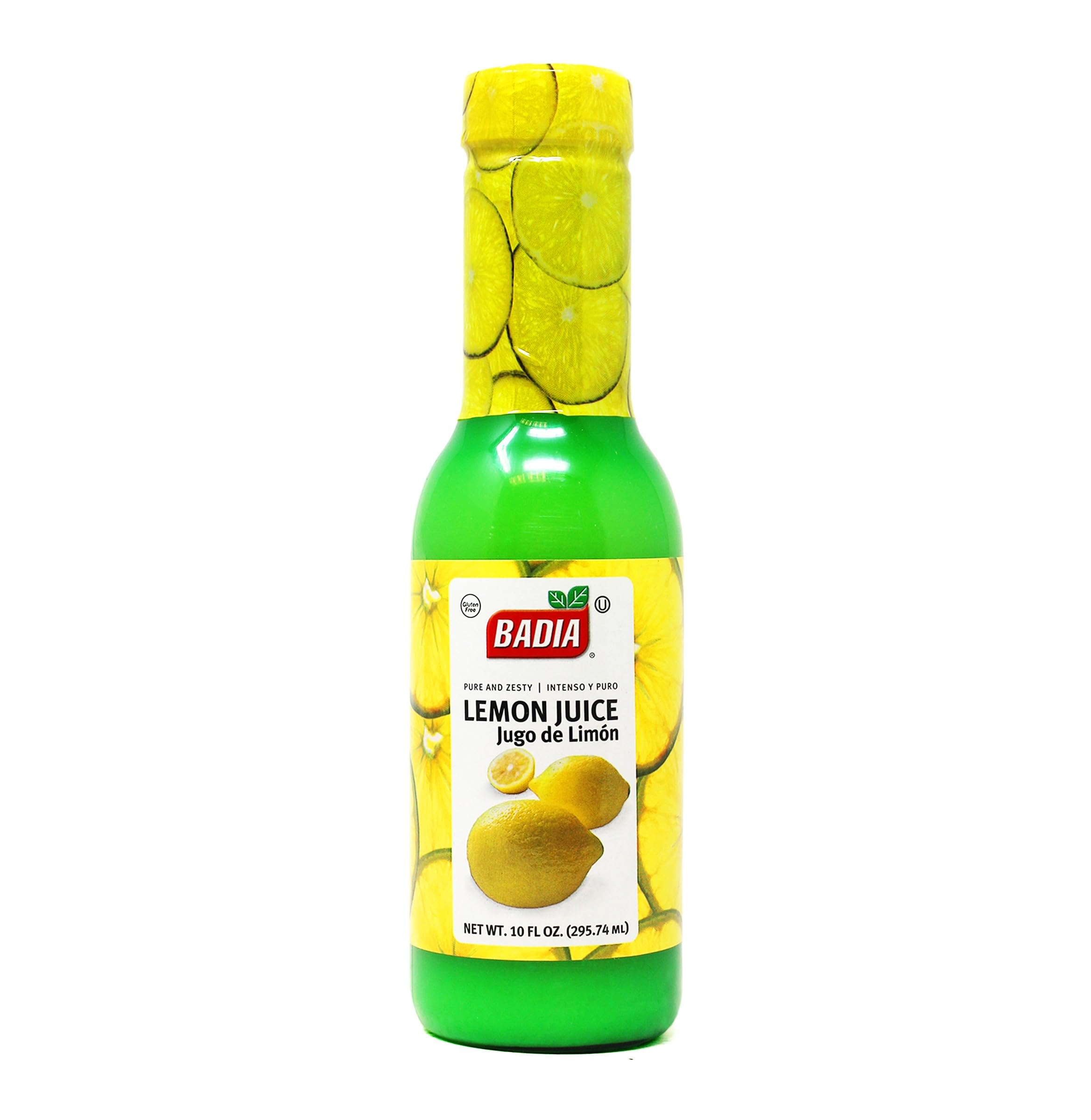 Badia Lemon Juice, 10 fl oz – Fresh Citrus Flavor from Real Lemons for Cooking, Baking, Cocktails, Dressings & Marinades