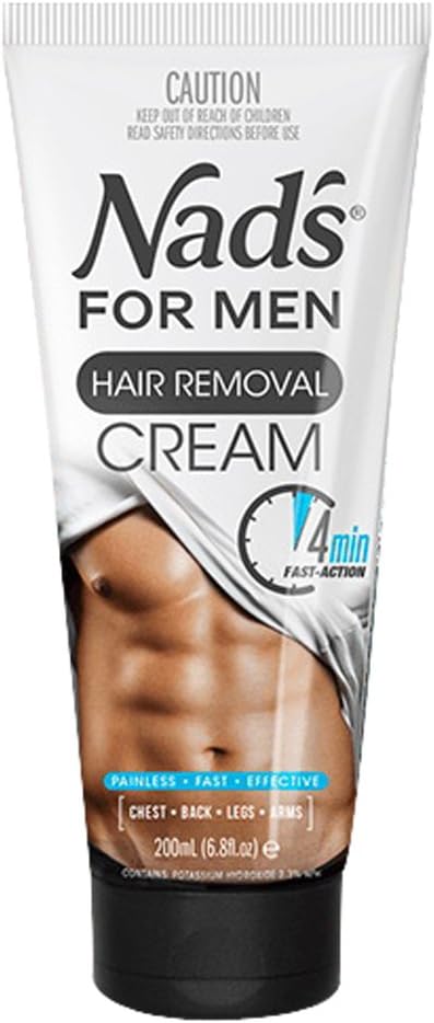 Nad's For Men Hair Removal Cream, 6.8 oz Pack of 2