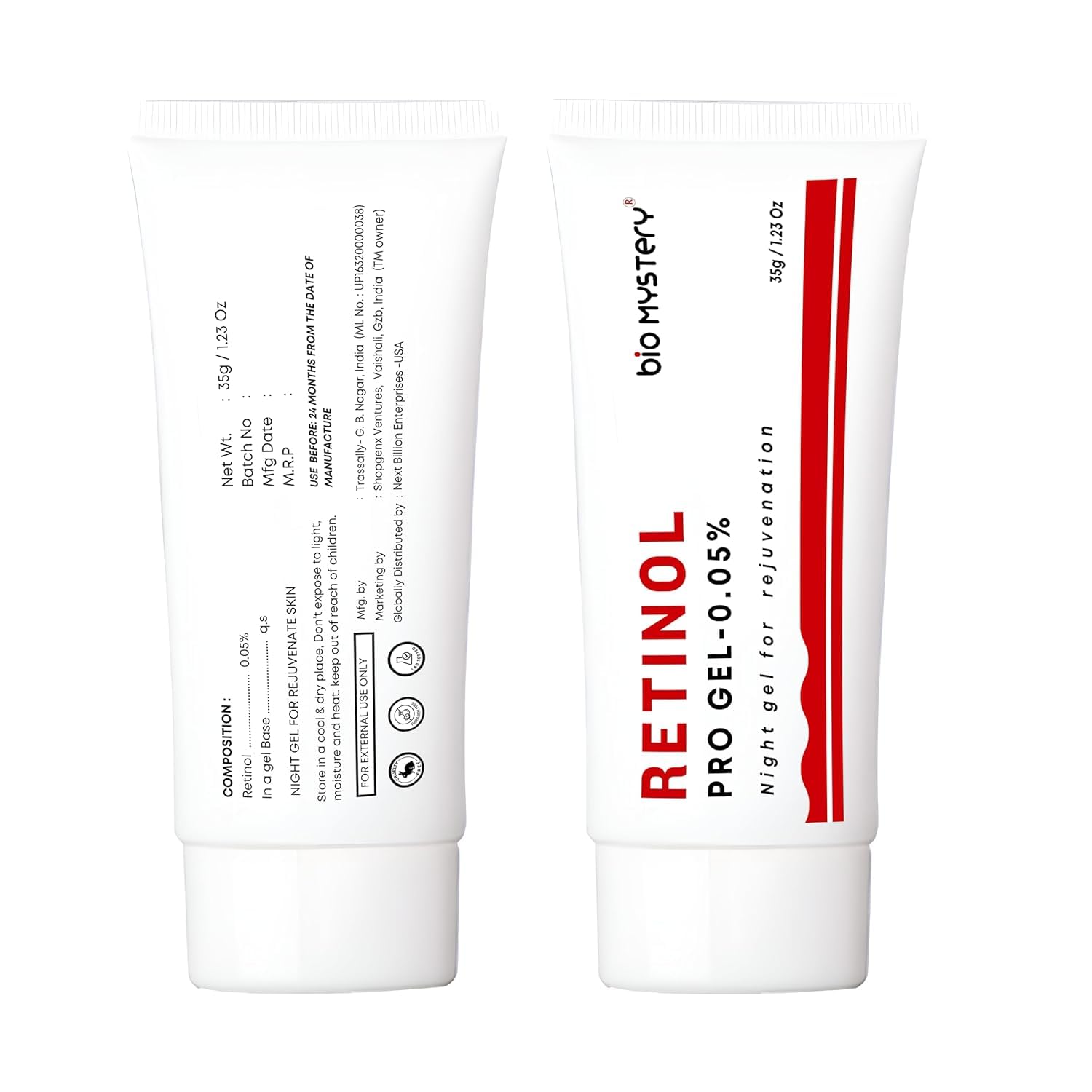 Bio Mystery Retinol Pro Gel 0.05 (35Gram / 1.23 Oz)