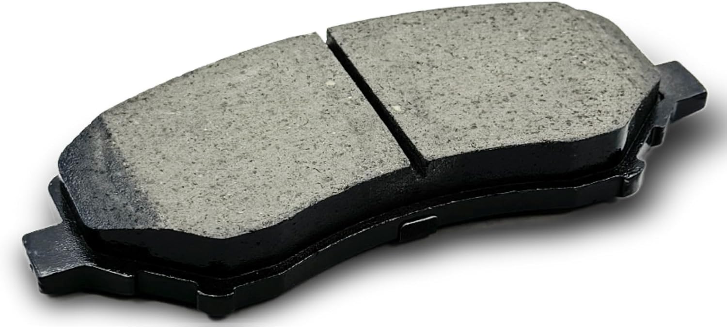 Front Rear Ceramic Brake Pads 8 Pieces Set fit for 2008-2012 Jeep Liberty (Excl. Heavy Duty 2012),2007-2018 Jeep Wrangler,2018 Wrangler JK,2007-2011 Dodge Nitro