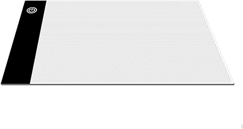 Miniatura 2 de Almohadilla de luz A5, A4, A3, almohadilla de luz LED, caja de trazado de luz, tablero de luz LED recargable de brillo regulable para dibujo,