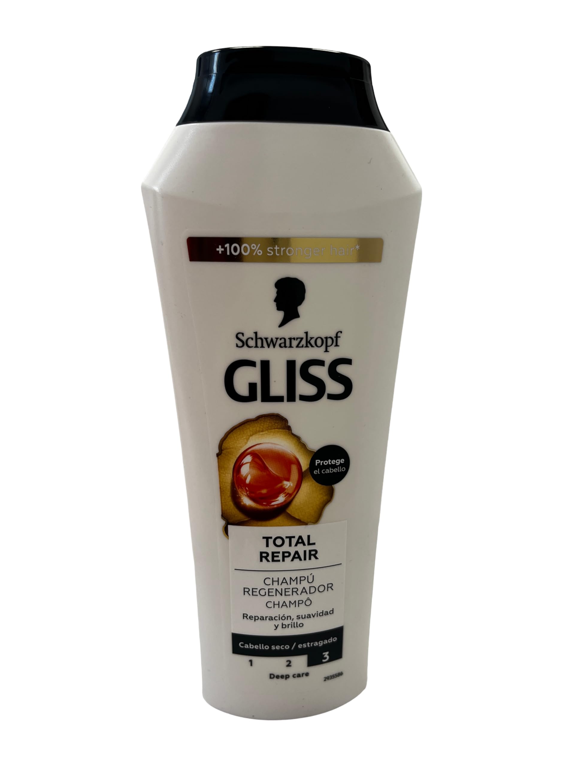Gliss Total Repair 19 Shampoo 250ml (Pack of 3)