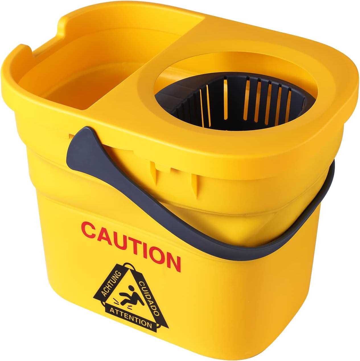 Yocada Commercial Mop Bucket with Wringer Portable