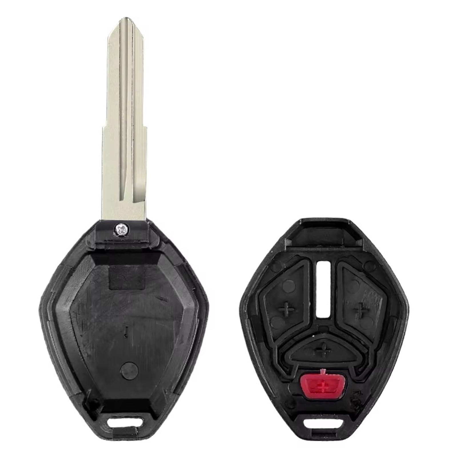 Compatible Con Mitsubishi Para Endeavor 2007 2008 2009 2010 2011 1 Uds 3 4 Botones Funda Mando A Distancia De Coche Carcasa A MIT11R(3 Buttons)