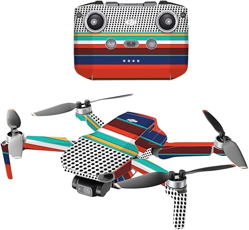 Miniatura 9 de MightySkins - Compatible con DJI Mini 2 Dron portátil  Parche de sandía  Funda protectora de vinilo duradera y única  Fácil de aplicar, quitar y