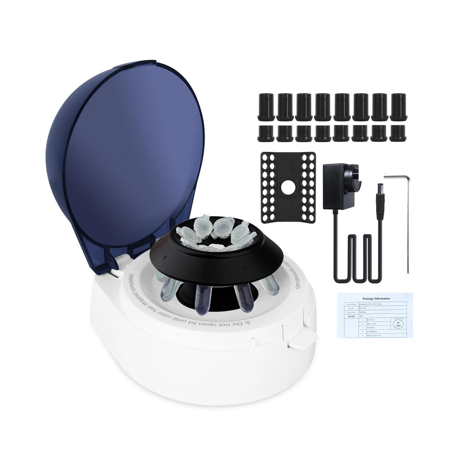 Labor Mini-PCR-Zentrifuge 7000 U/min Feste Geschwindigkeit Medizinische Blutplasma-Zentrifuge Mini-4K Kompatibel mit 2-ml-Röhrchen Für den Laborgebrauch